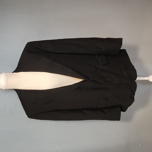 Givenchy Other - Vintage 90's Givenchy Monsieur made in USA union made black pinstripe suitbla…